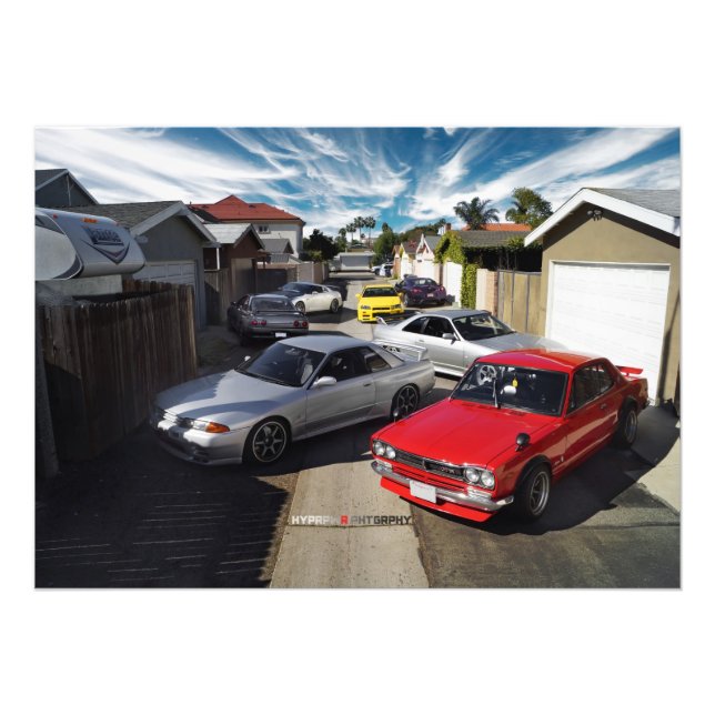 Impression Photo Nissan GT-R R32 R33 R34 R35 Skyline Hakosuka (Devant)