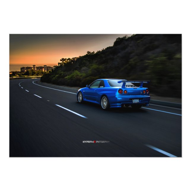 Impression Photo Nissan R34 GT-R Skyline Spec Nur en Californie (Devant)