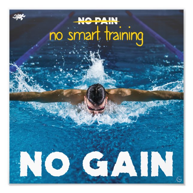 Impression Photo No smart training, no gain (Devant)