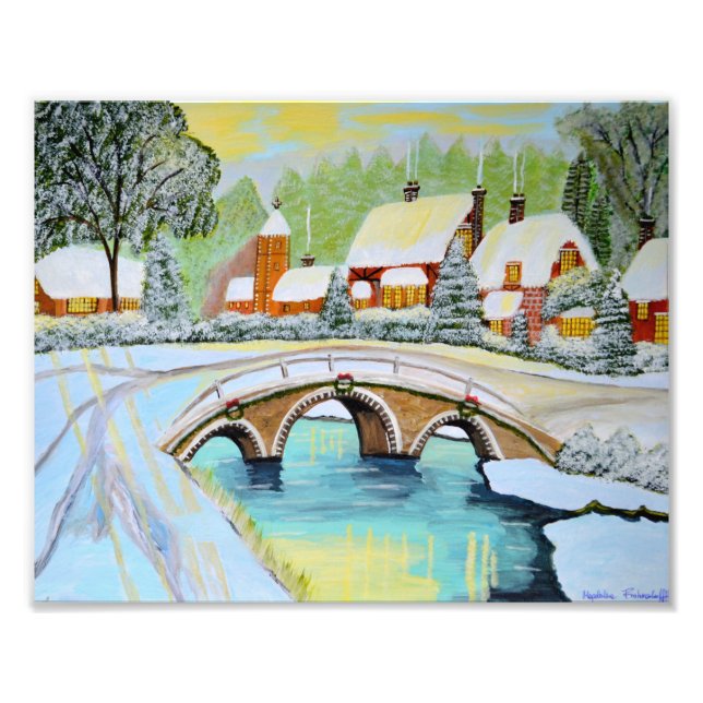 Impression Photo Noël hiver (Devant)