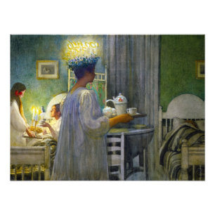 Impression Photo Noël matin, Fête de Saint Lucy