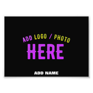 IMPRESSION PHOTO NOIR PERSONNALISABLE MARQUE VERIFIEE MODERNE ET CH