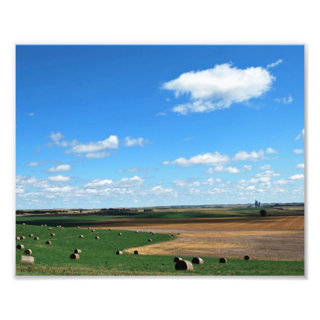 Impression Photo North Dakota Farm Land Nord de I-94 (Devant)