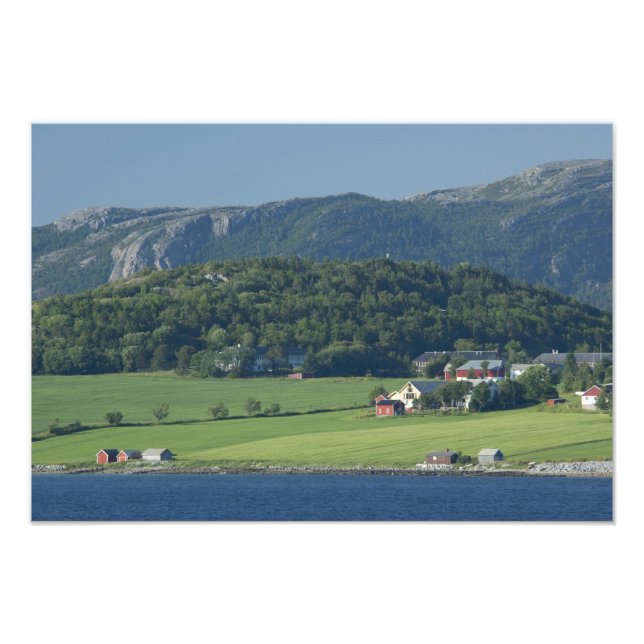 Impression Photo Norvège, Trondheimsforden, Trondheim. Typique (Devant)