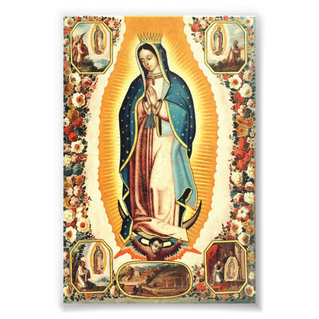Impression Photo Notre-Dame de Guadalupe Radiant Art (Devant)