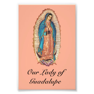 Impression Photo Notre-Dame de Guadalupe Tilma d'Art Fin
