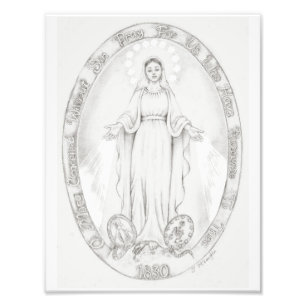 Impression Photo "Notre-Dame de la Médaille Miraculeuse" Art Dévoti