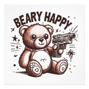 Impression Photo Nounours Beary Happy