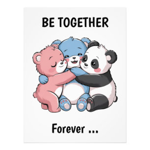 Impression Photo Nounours mignons avec Panda