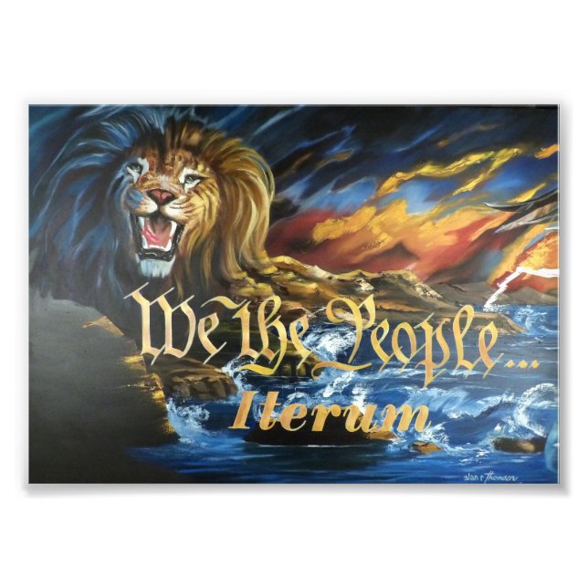 Impression Photo nous le peuple iterum lion (Devant)