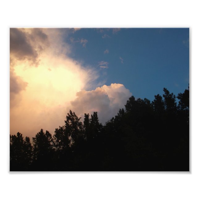 Impression Photo Nuage lumineux (Devant)