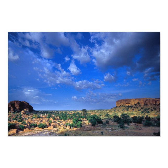 Impression Photo Nuages balayant le ciel au-dessus de (Devant)