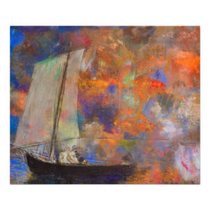 Impression Photo Nuages de fleurs par Odilon Redon