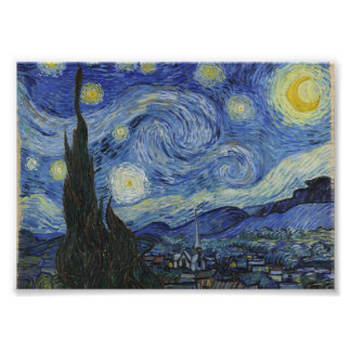 Impression Photo Nuit étoilée par Vincent van Gogh