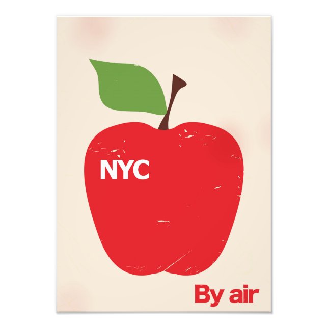 Impression Photo NYC par avion (Devant)