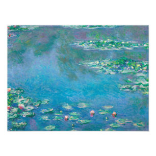 Impression Photo Nymphéas par Claude Monet Peinture d'art fin