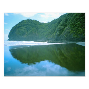 Impression Photo NZ du nord de plage de Piha