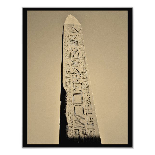 Impression Photo Obelisk du temple de Karnak (Devant)