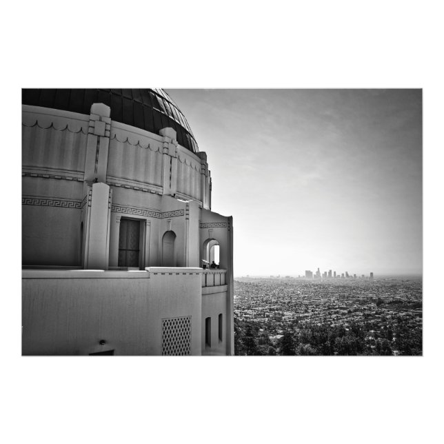 Impression Photo Observatoire Griffith et centre-ville de Los Angel (Devant)