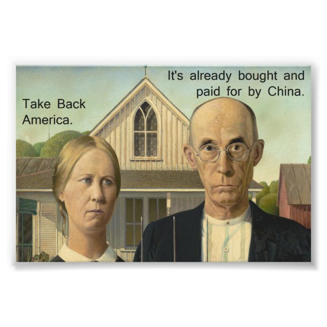 Impression Photo Occevrait une subvention sur le bois pour la Chine (Devant)