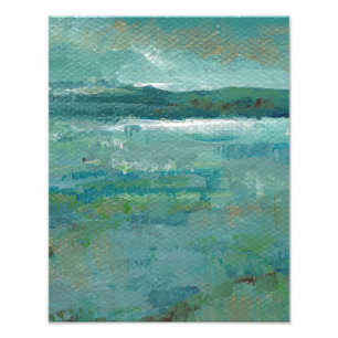 Impression Photo Ocean Beach Plage Abstrait peinture
