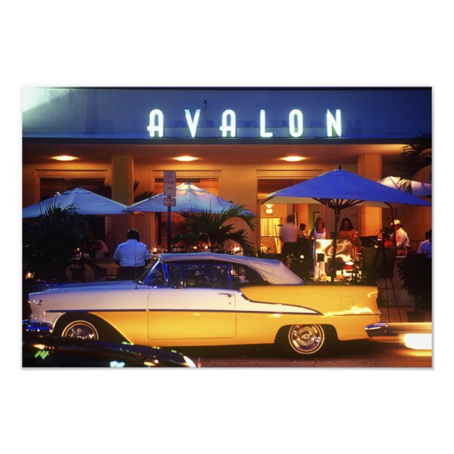 Impression Photo Ocean Drive, South Beach, Miami Beach, 2 (Devant)