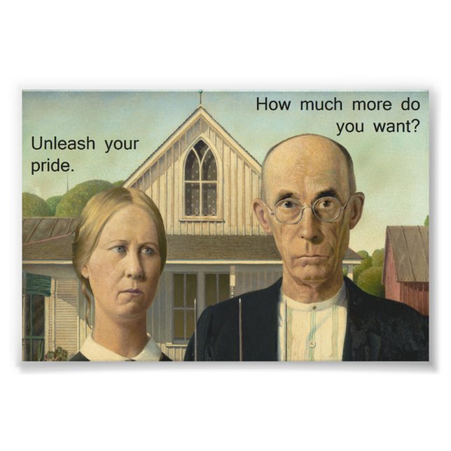 Impression Photo Octroyerait une fierté bois (Devant)