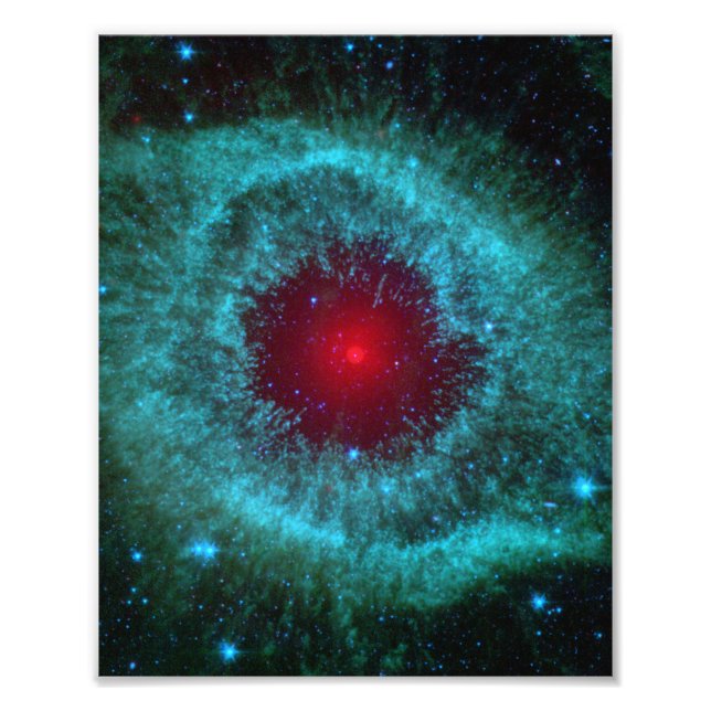Impression Photo Oeil poussiéreux de Helix Nebula NGC 7293 (Devant)