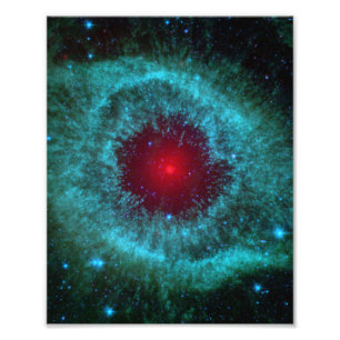 Impression Photo Oeil poussiéreux de la nébuleuse NGC 7293 d'hél