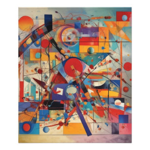 Impression Photo Oeuvre Abstraite moderne