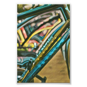 Impression Photo OEuvre cycliste
