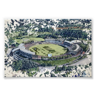Impression Photo Œuvre d'art du stade de cricket - Southampton, Ham