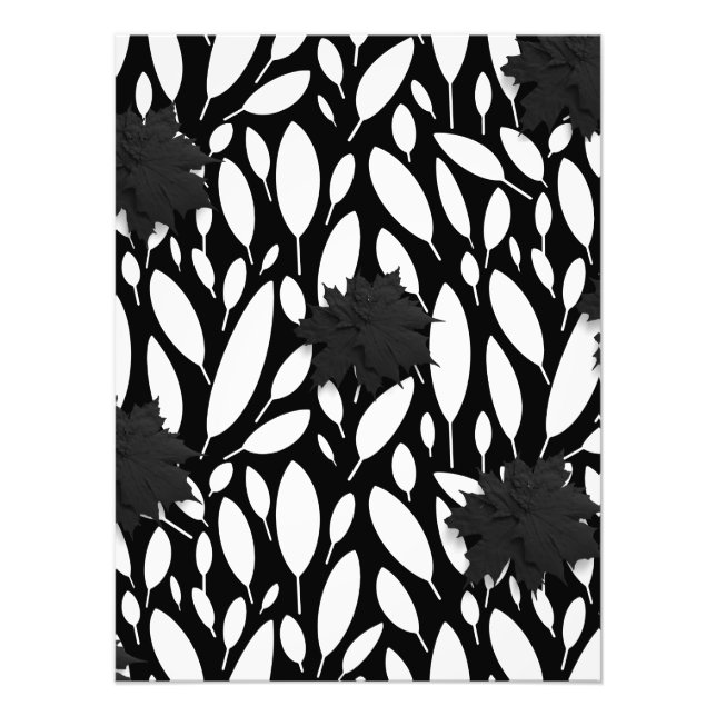 Impression Photo Œuvre d'art murale en acrylique noir et blanc "Bot (Devant)