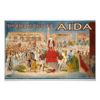 Oeuvre vintage Opera Aida