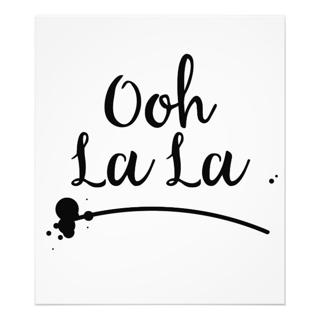 Impression Photo Oh La La (Devant)