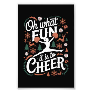 Impression Photo Oh Quelle Joie De Encourager Laide Cheerleading No