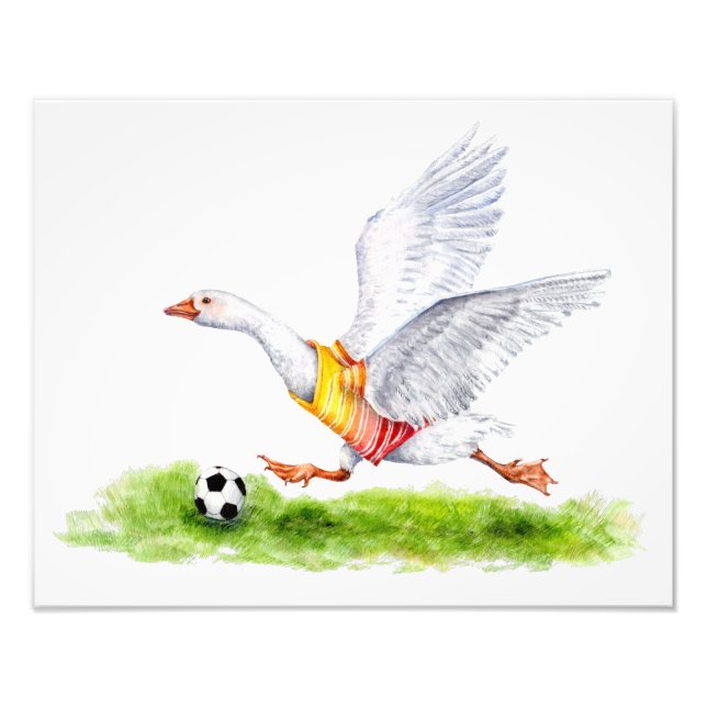 Impression Photo Oie de football (Devant)