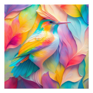 Impression Photo Oiseaux Imaginaires Oiseaux de soie