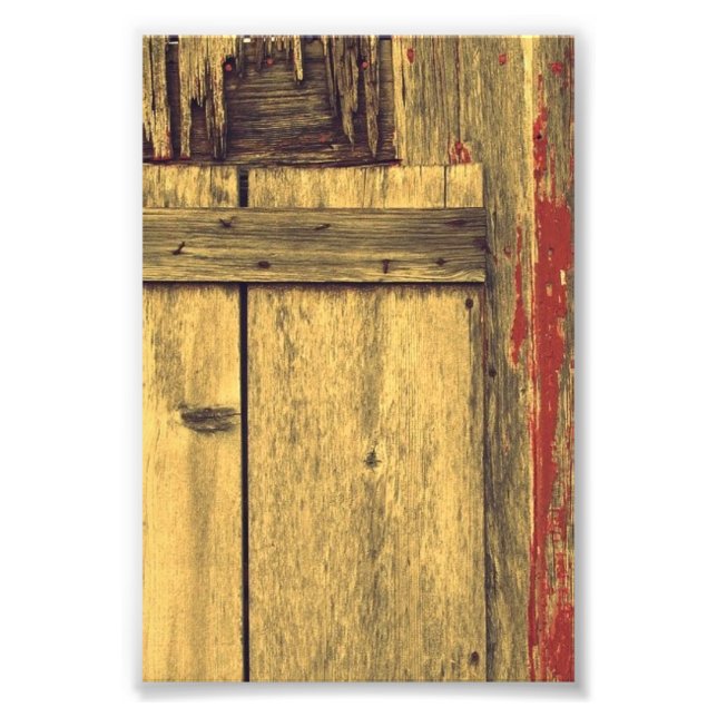 Impression Photo Old Barn Wood (Devant)