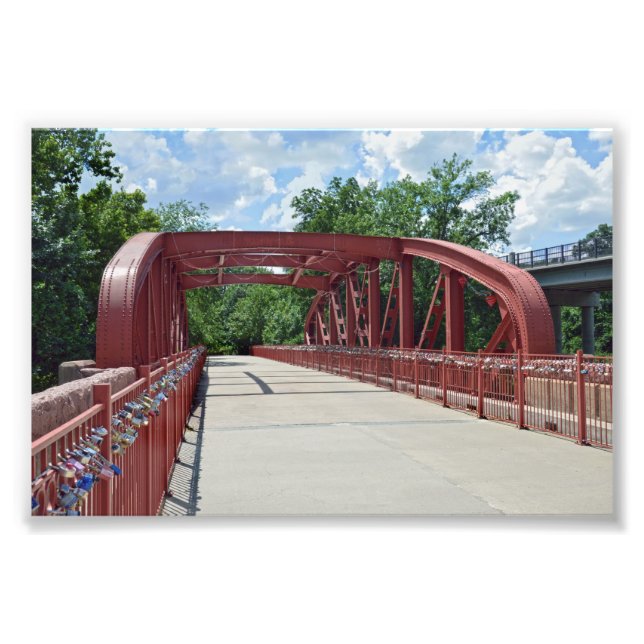 Impression Photo Old Red Bridge, Kansas City, Missouri (Devant)