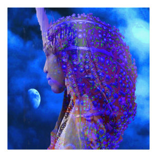 Impression Photo Ombre de la lune