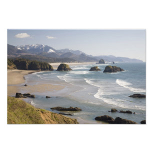 Impression Photo OR, côte de l'Oregon, parc d'État d'Ecola, Croissa