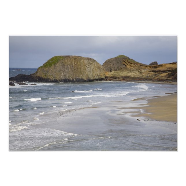 Impression Photo OR, côte de l'Oregon, Seal Rock State Park, (Devant)