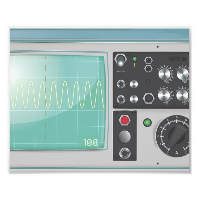 Impression Photo Oscilloscope (Devant)