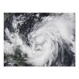Impression Photo Ouragan Wilma dans l'Océan atlantique et les