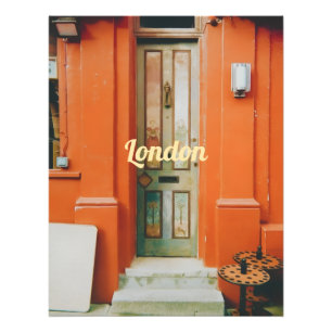 Impression Photo Ouvre-bouteille de Notting Hill Doorstep, Londres,
