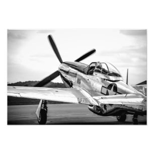 Impression Photo P51 Mustang B&W