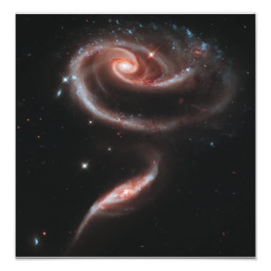 Impression Photo Paires de galaxie d'arp 273 (télescope de Hubble)
