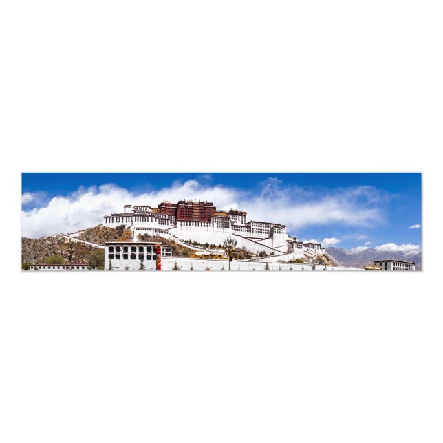 Impression Photo palais Potala à Lhassa - Tibet (Devant)