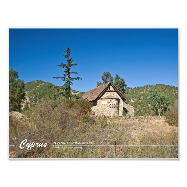 Impression Photo Panagia (vierge marie)Asinou Chypre (Devant)